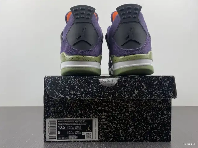 Reps TBK Air Jordan AQ9129-500 WMNS 4 Purple Canyon 0606
